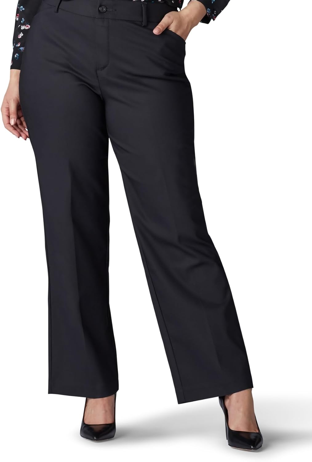 Women Plus Size Ultra Lux Comfort with Flex Motion Trouser Pant