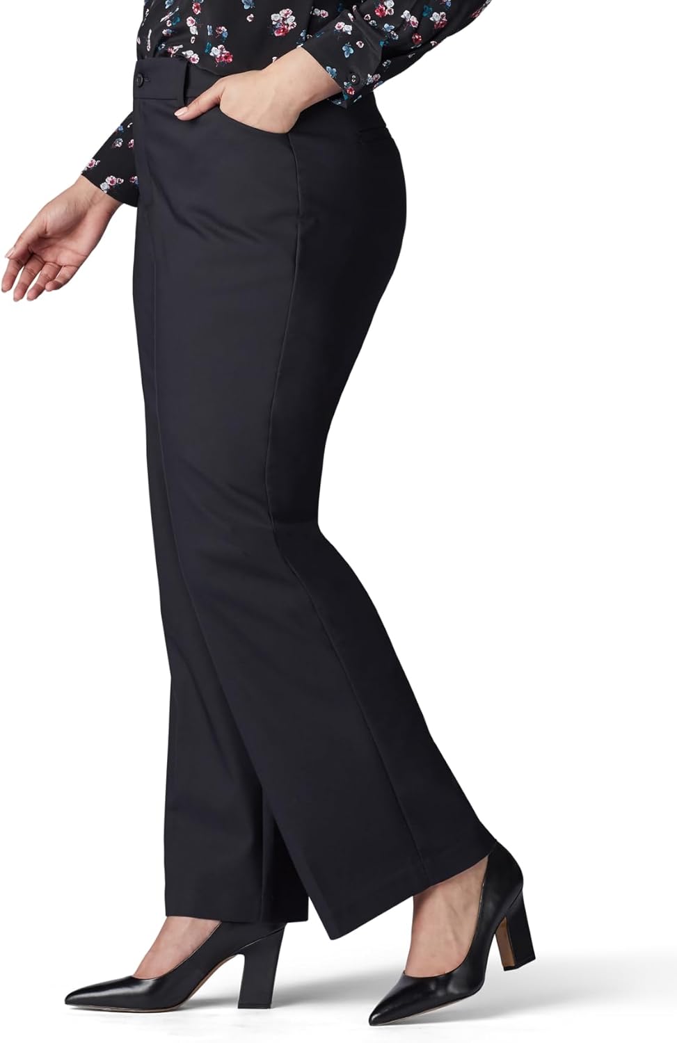 Women Plus Size Ultra Lux Comfort with Flex Motion Trouser Pant