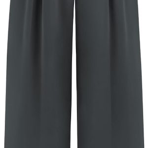 Women Wide Leg Dressy Pants High Waisted Fashion Business Casual Work Office Trousers Palazzo Pant